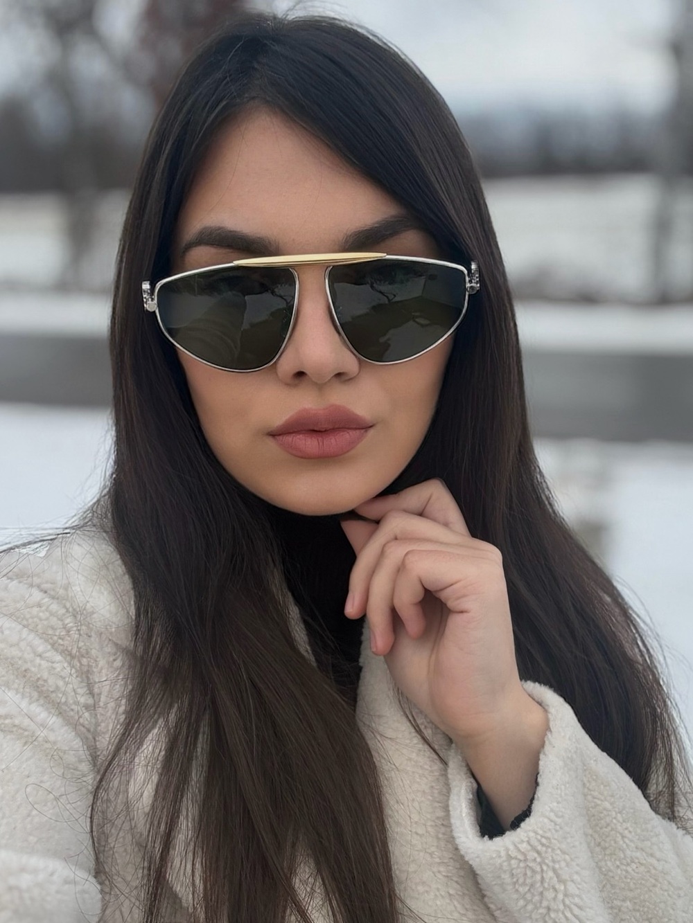 Loewe Aviator Tinted Sunglasses